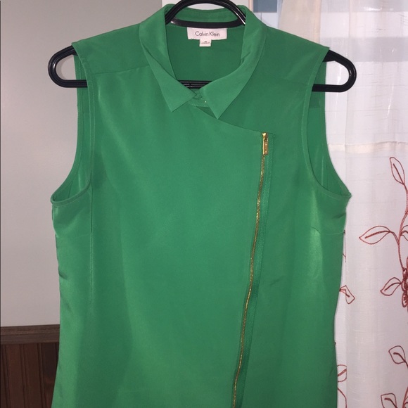 Calvin Klein Tops - Calvin Klein Zip Top